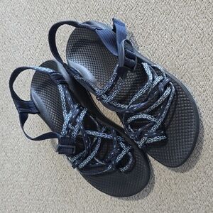 Chaco ZX/3 Classic Hollow Eclipse J106588 Blue Performance Sandals - Size 7